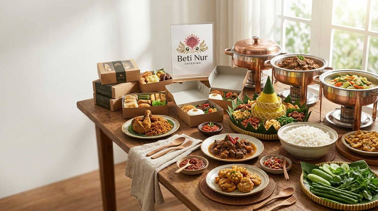 Aneka hidangan Beti Nur Catering